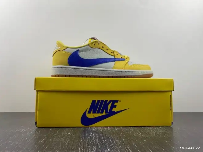 MaikeSneakers Scott Jordan Canary 1 DZ4137-700 Low Air Travis OG x 0425